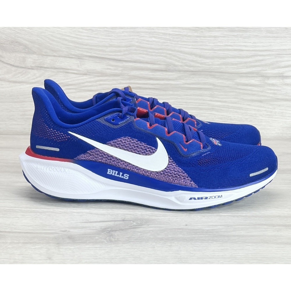 Mens Size 12 - Nike NFL x Air Zoom Pegasus 41 Buffalo Bills New Blue Red